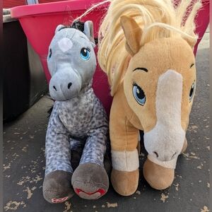Horses & Hearts Club Palomino American Quarter Horse & Grey Appaloosa BAB